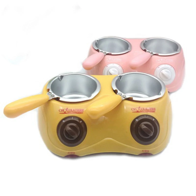 

Melting Electric Heating Pot Cheese Pot Practical Electric DIY Baking Kitchen Tools EU 220V Mini Chocolate Candy Melting Pot set