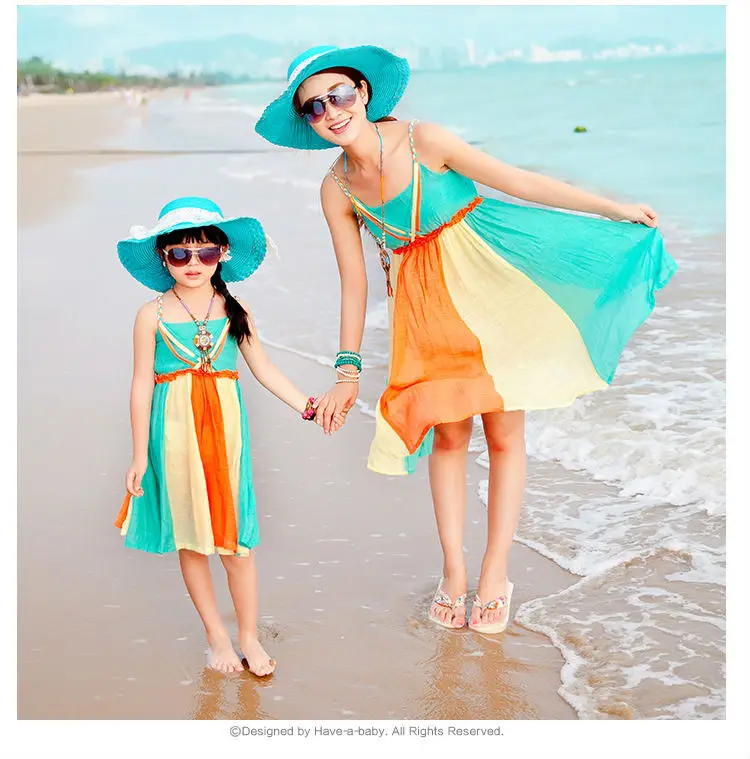 Authentic Mom and Daughter Dresses 