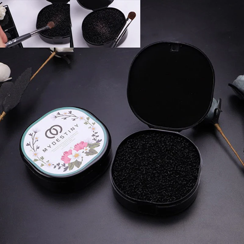 Makeup Brush Cleaner Sponge Remover Brush Eyeshadow Sponge Tool Cleaner Quick Color Off Make Up Brushes Cleaner