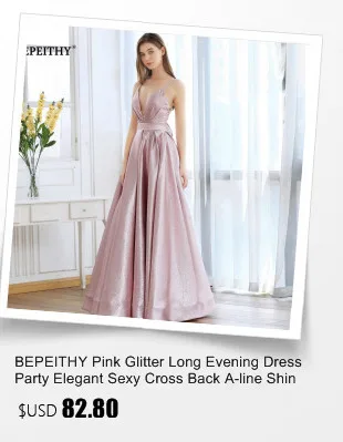 BEPEITHY сексуальное длинное вечернее платье на тонких бретелях Vestido De Festa открытые туфли красного цвета с v-образным вырезом вечерние платье 2019