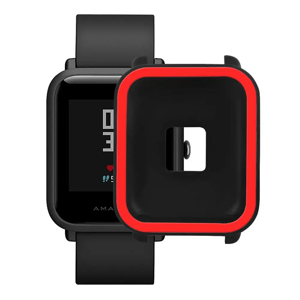 Мягкий ТПУ защитный силиконовый чехол для Huami Amazfit Bip Молодежные Часы SmartWatch Watachband Спортивные товары аксессуары