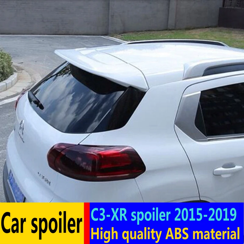 Для Citroen C3-XR спойлер 2015-2019 Высокое качество ABS Материал автомобильное заднее крыло