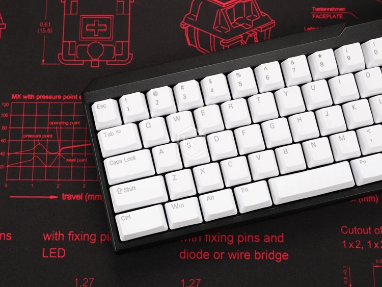 Pbt топ печатные легенды PBT брелки filco minila oem профиль лазерная гравировка для filco minila filco67 3u spacebar 2u shift 1.75u