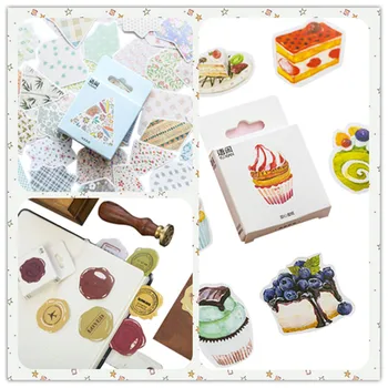 

50pcs/pack DIY Diary Notebook Decoration Scrapbooking Stickers Label Greeting Card Making Album Cute Sticker 5 Styles Can Choose
