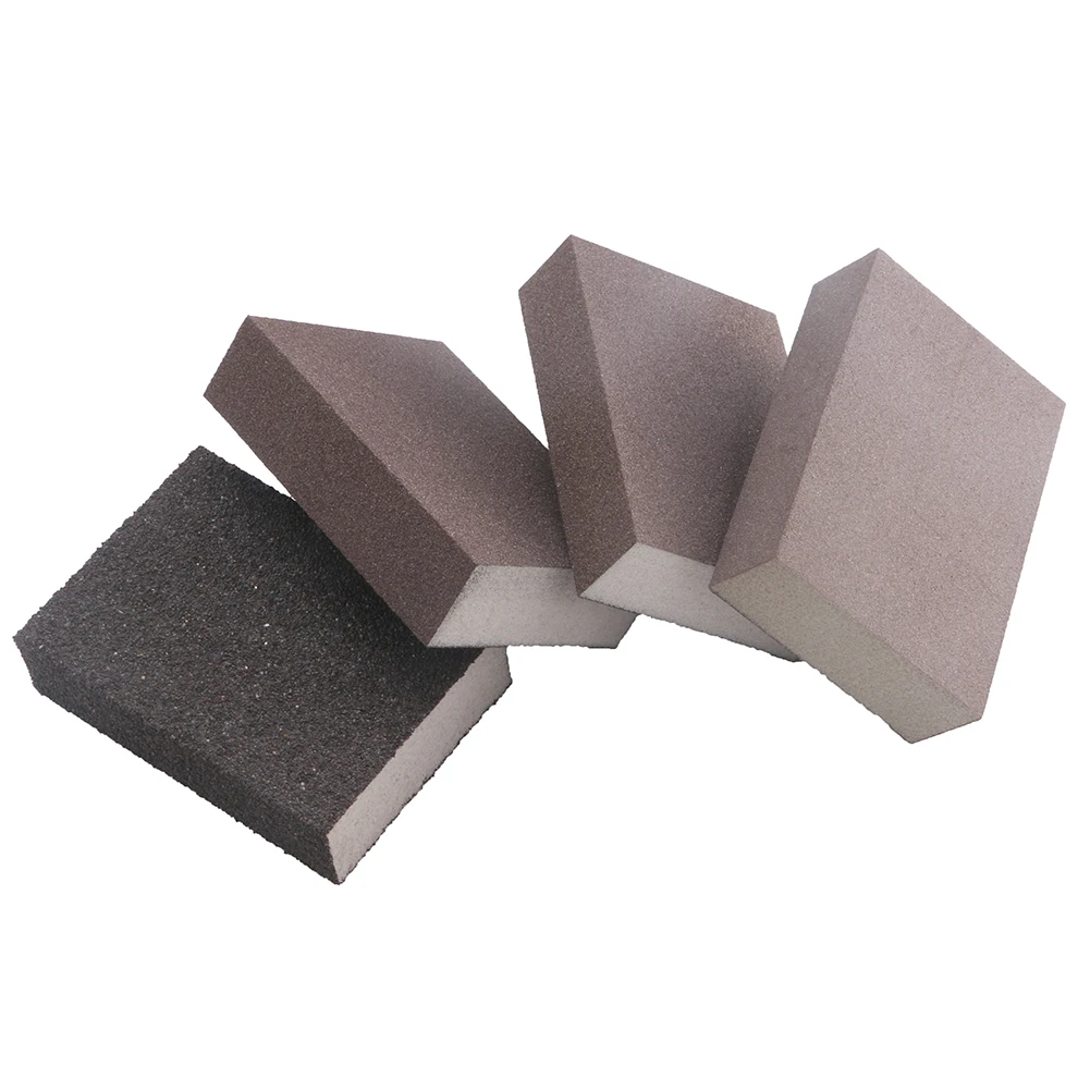 100mm x 70mm x 26mm Drywall Polishing Sanding Sponge Block Sandpaper Sander Tool 120 180 320 800 Grit