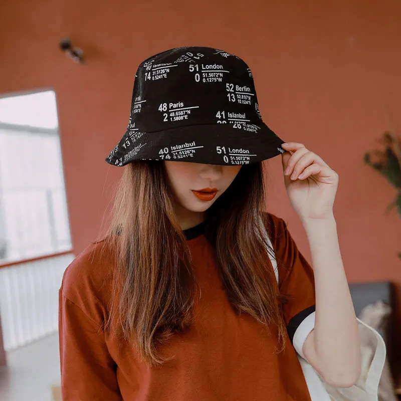 2019 بارد المتناثرة قبعة بحافة النساء بوب قبعة بتصميم هيب هوب التطريز إلكتروني Gorros القطن سقف مسطح رجل دلو صيد قبعات مسطحة الربيع