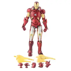 Figma 217 Marvel Мстители IronMan рисунок Железный человек игрушка модель 6 "16 см