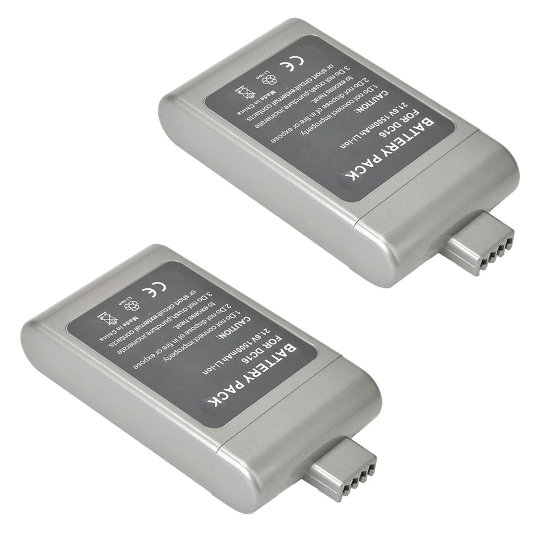 

CES-2 Pack 21.6V 1500mAh Cordless Vacuum Replacement Battery for D-yson DC16, 12097, 912433-01, 912433-03, 912433-04, BP01 Gray