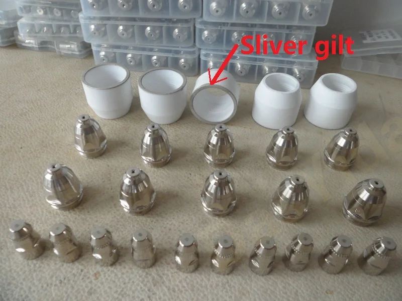 P80 Panasonic Air plasma nozzle tip and electrode and cap air Plasma cutter CNC Consumables Accessories Tip Electrode Cap 25pcs P80 Panasonic Air plasma nozzle tip and electrode and cap air Plasma cutter CNC Consumables Accessories Tip Electrode Cap 25pcs