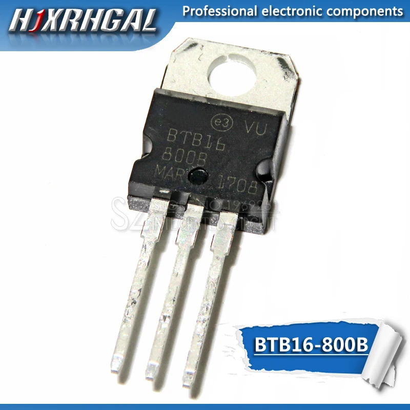 Бесплатная доставка 10 шт./лот BTB16-800B BTB16 TRIAC TO-220 Новый оригинал | Электронные