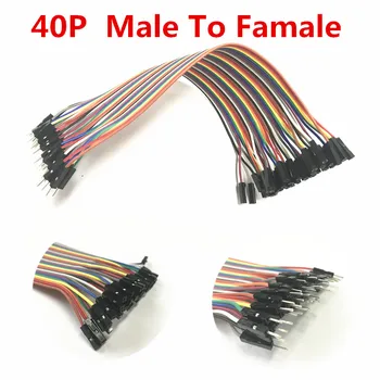 

40P 40pcs 1P-1P dupont cable jumper wire dupont line Male to female dupont line 20cm