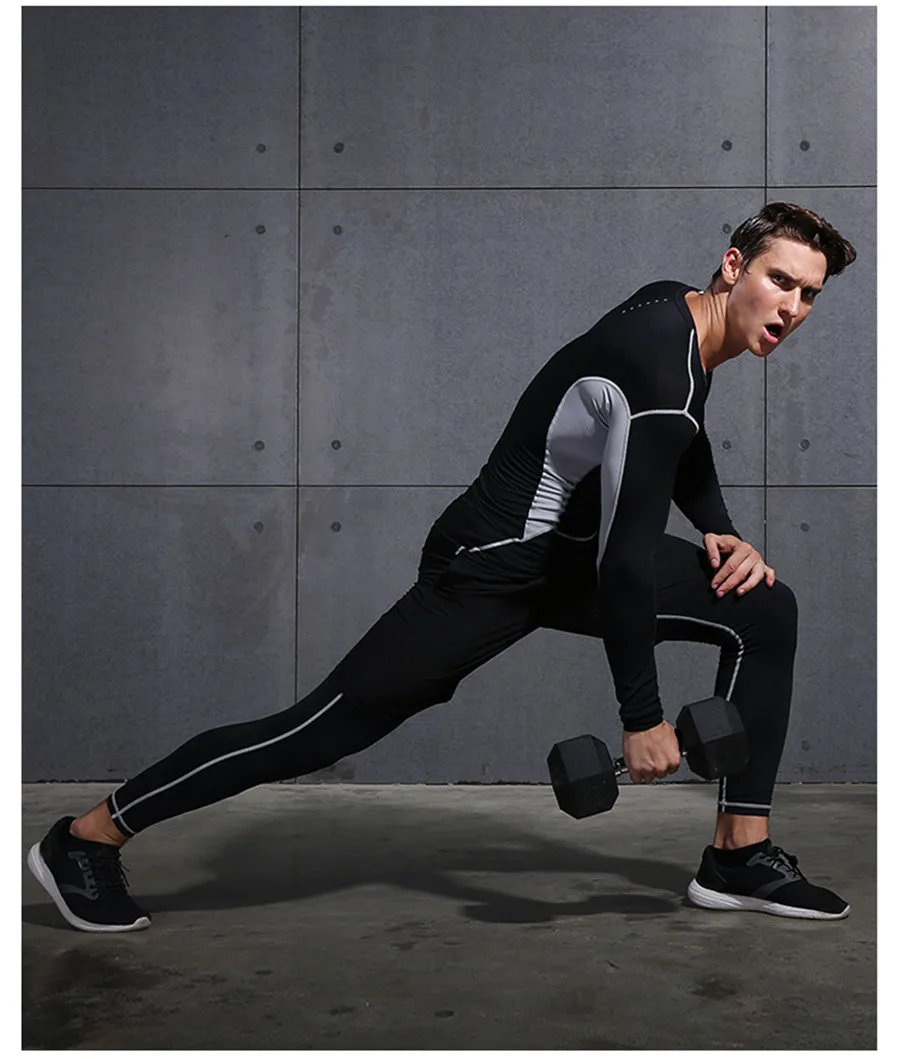 VANSYDICAL, Мужская футболка для бега, спортивная одежда, для фитнеса, светоотражающая, для упражнений, для спортзала, компрессионные колготки, рубашка с длинным рукавом, Майки