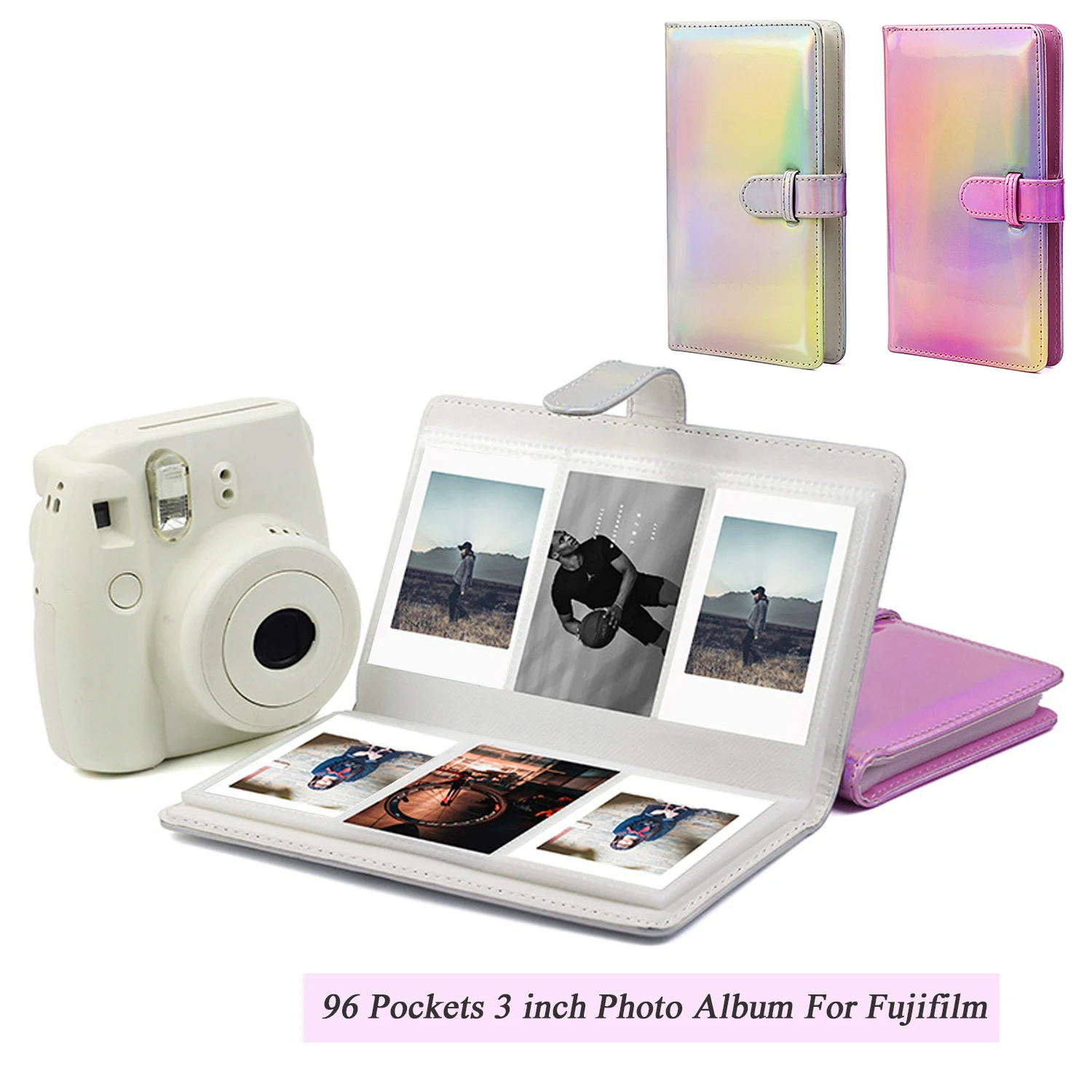 Gosear 96 карманов 3 дюймовый фотоальбом для Fujifilm Fuji пленка Instax Mini 8 9 7s 25 70 90 гаджеты