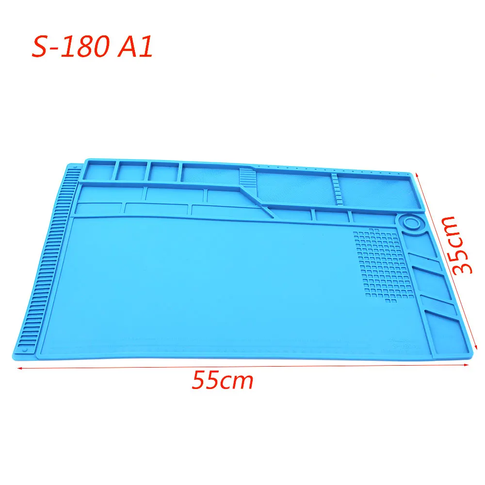 S-170 S-180 A1 A2 ESD Теплоизоляционный рабочий коврик термостойкие паяльные ручные ремонтные инструменты изоляционная площадка