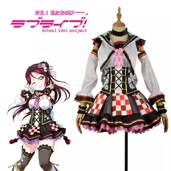 

[STOCK] 2018 Anime Love Live Sunshine! Aqours Sakurauchi Riko Taisho Kimono Cosplay Costume For Halloween Free Shipping New.