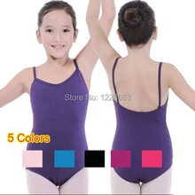 Скидка цвет: черный, синий розового и фиолетового цветов основные балета танцев и гимнастики трико детская Leotardos купальника для девочек