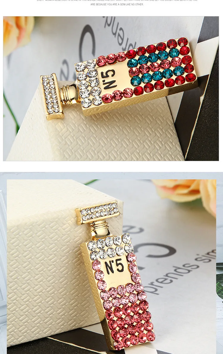 Fashion exquisite hollow full brooch brooch letter pin women's clothing jewelry hot sale Bridesmaid Rhinestone Party Bouquet Brooch Pin03
