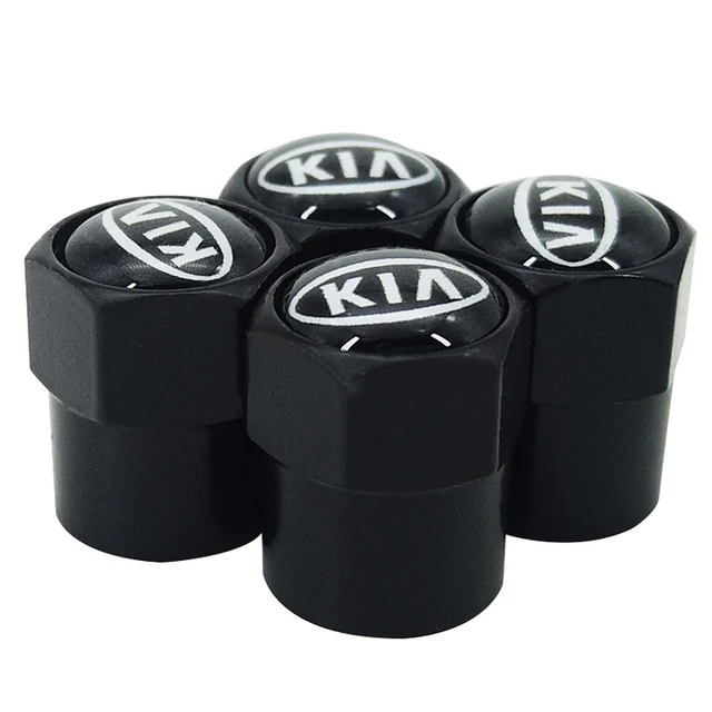 4pcs/set New Car styling Emblem Aluminum Car Tire valve Caps fit For
