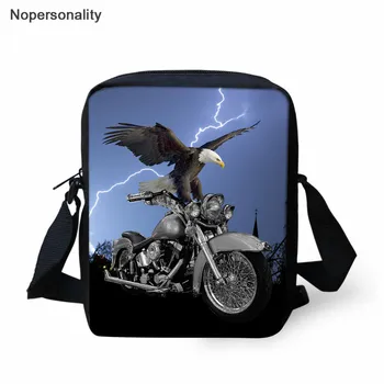 

Nopersonality Cute Crossbody Bag For Women 3D Motorcycle Hawk Prints Small Handbags Children Mini Crossbody Bag Phone Coin Bags
