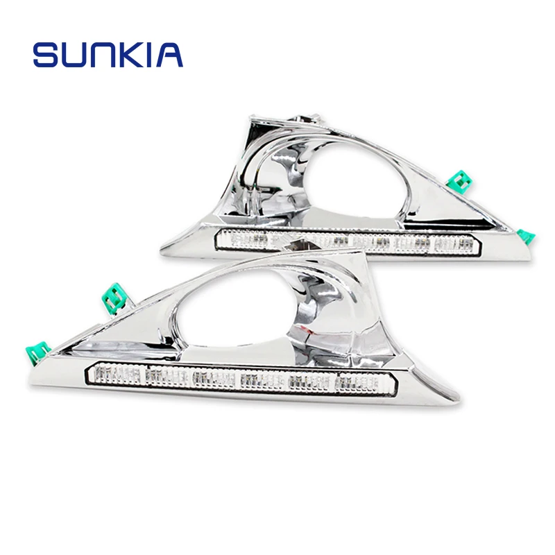 SUNKIA Car Styling LED DRL for Toyota Camry 2012 2014 Daytime Running Lights Day font b