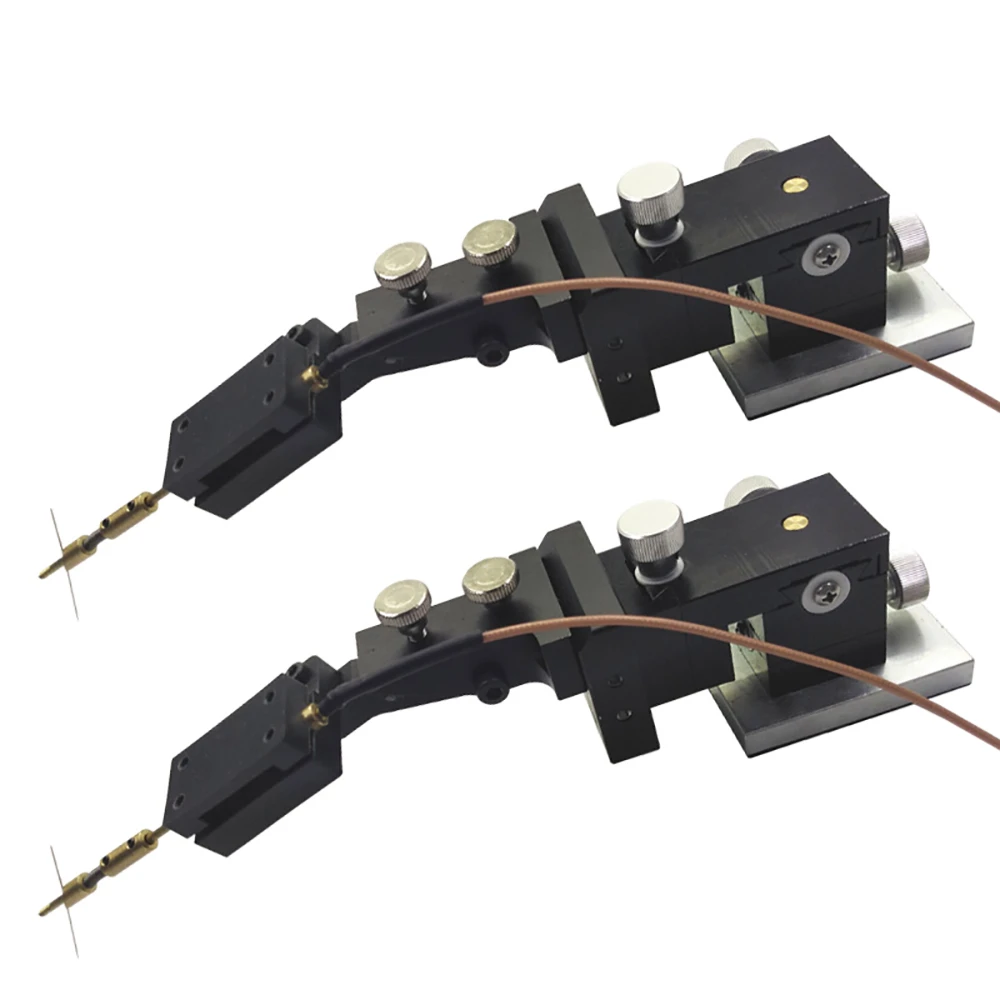 2pcs Iv Probe Holder Iv Chip Contact Test Bench Current Probe Stage 3d Translation Fine Tuning