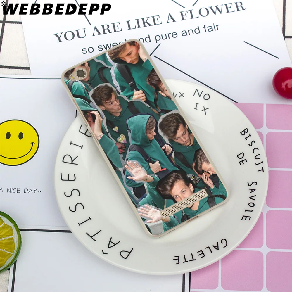 WEBBEDEPP Louis Tomlinson Case for Xiaomi Mi 8 SE A1 5S 6 Redmi 4A 5A 4X 5 Plus Note 5 Pro 4X