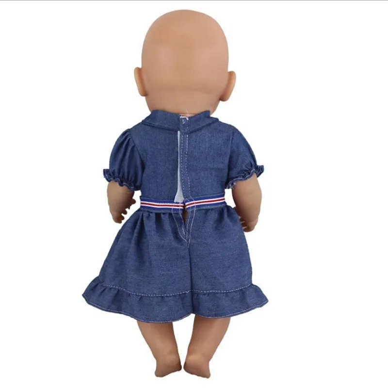 Born New Baby Doll Одежда подходит 18 дюймов 40 см-43 см розовый и синий цвет красный аксессуары «Единорог» для детского праздника подарок на день рождения