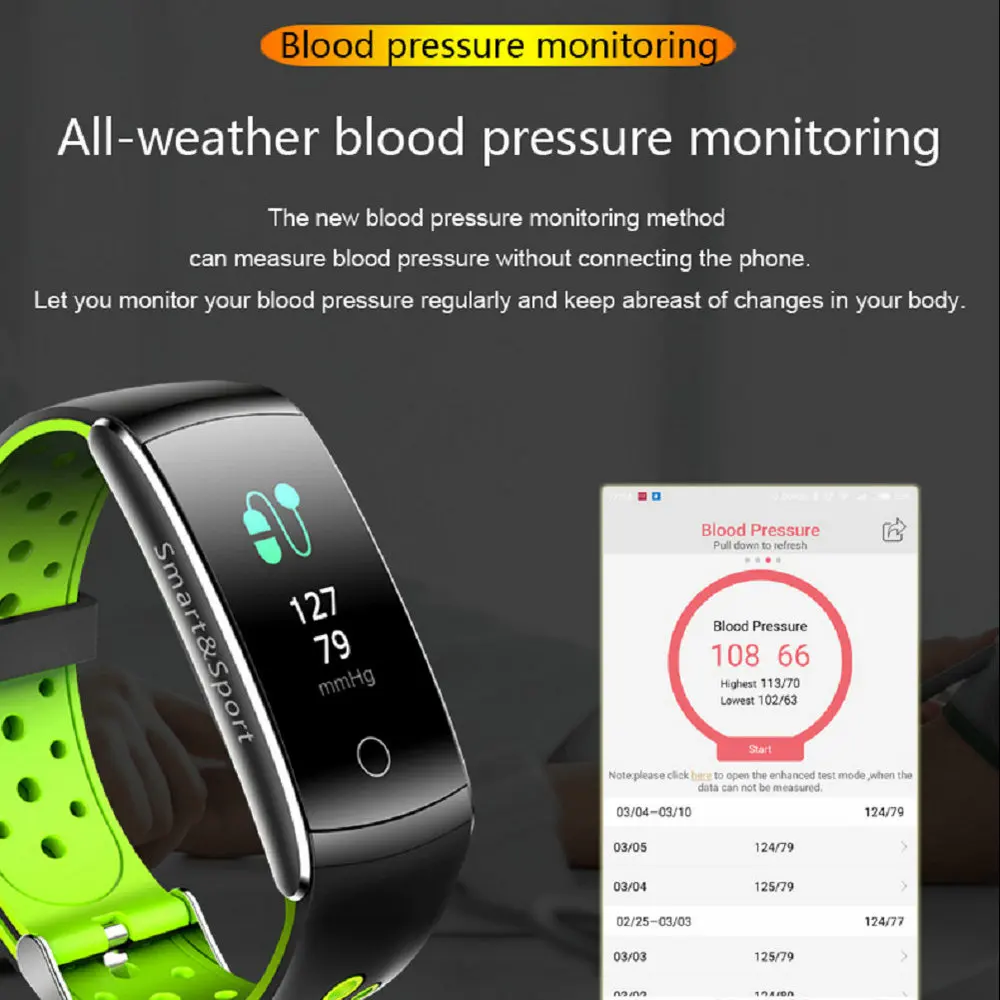 TOP sport watch smart watch Step count Calorie Heart rate IP68 smart waterproof watch High cost performance Smartwatch Wristwatc