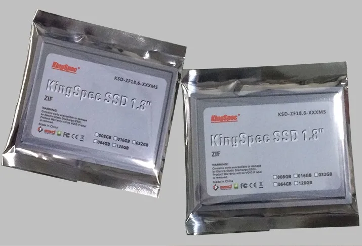 1.8 inch ZIF SSD Packing