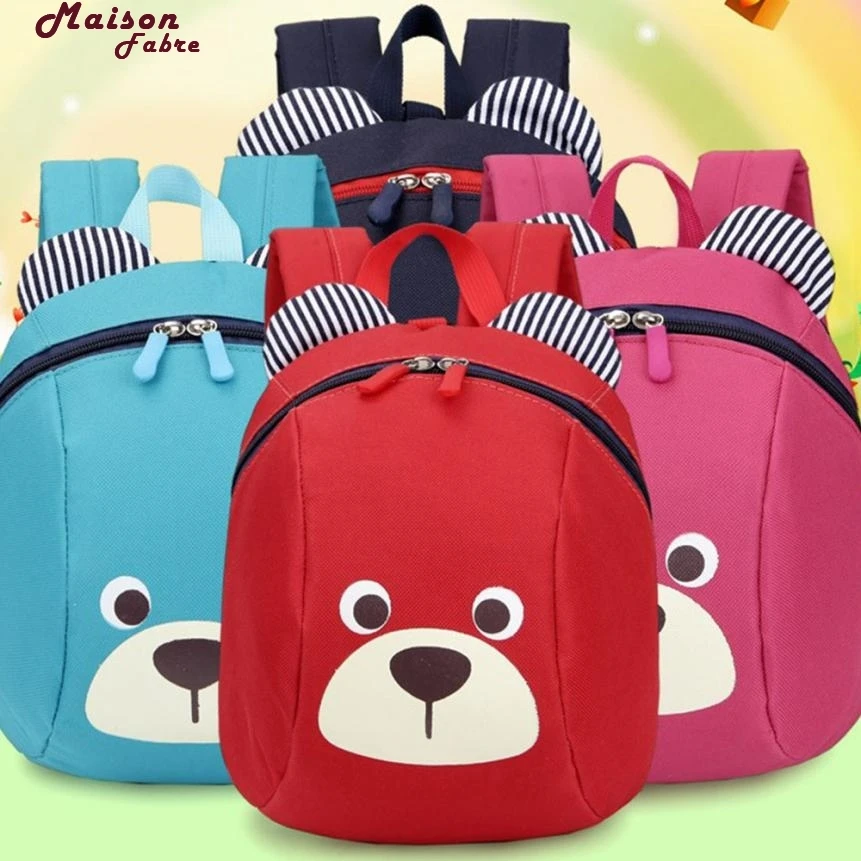 

Maison Fabre Aged 1-3 Toddler Backpack Anti-lost kids Baby Bag Cute Animal Dog Children Backpacks Kindergarten School bag2017d27