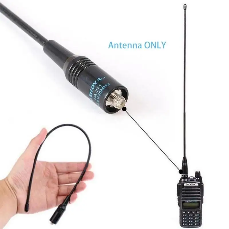 

Dual Band 144MHZ 430MHZ NA-771 Sma-male Radio Antenna For Bao Feng
