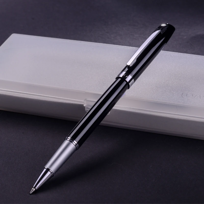 Роскошный OASO роллербол ручка Подарочный набор с 2 шт. заправки отличный Бизнес Офис Рождественский подарок для друзей черный красный белый 0,5 мм