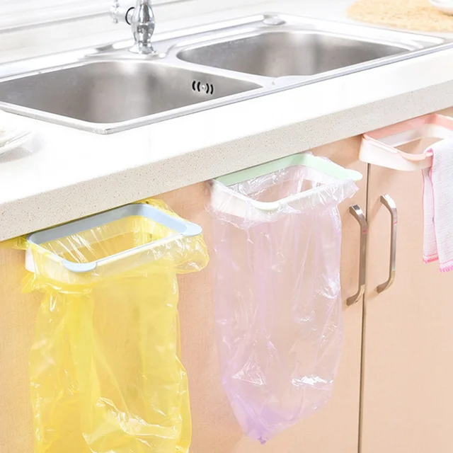 Hoomall Kitchen Rubbish Bag Storage Holders Racks Cabinet Stand Garbage Bags Organizer Home Towel Hanging Container Products