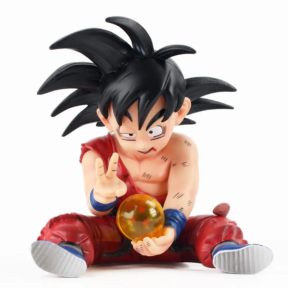 10 см Dragon Ball Z Son goku ребенок kakarotto Majin buu ПВХ фигурка игрушки - Цвет: OPP BAG B