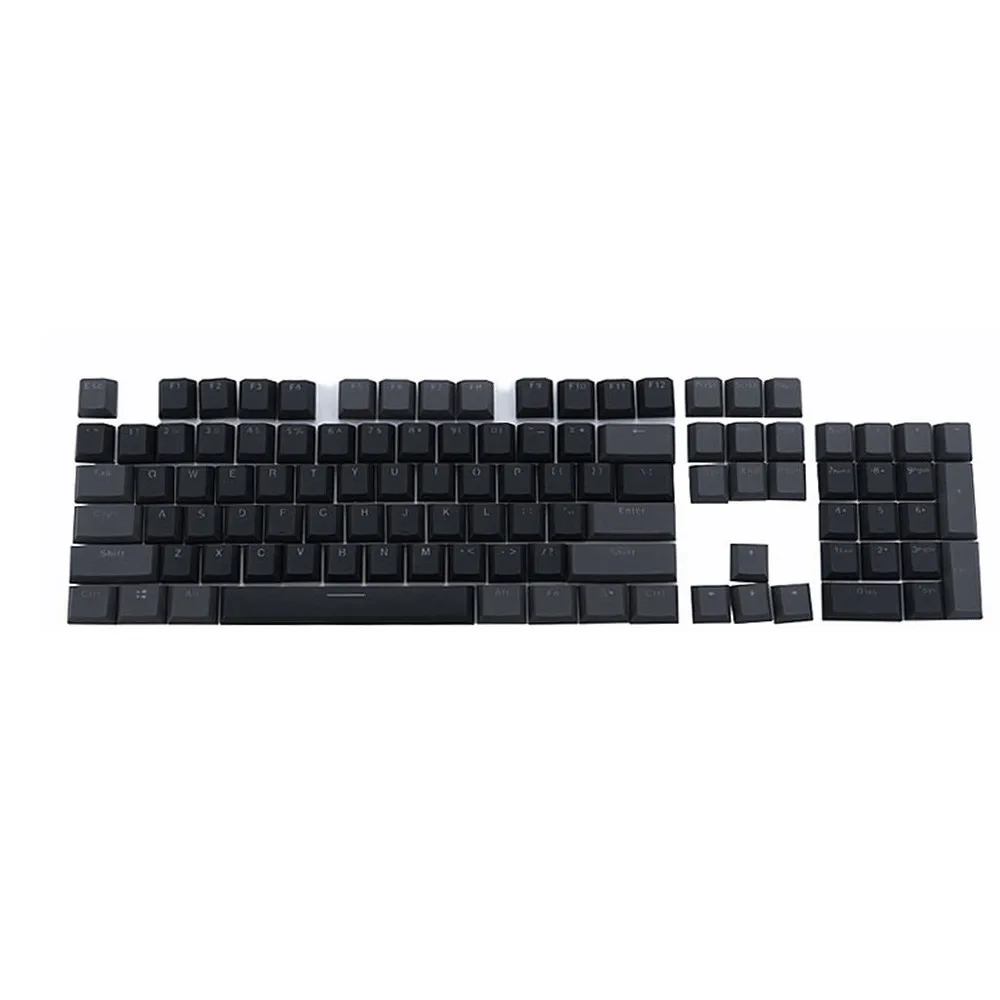 Полупрозрачный двойной выстрел PBT 104 KeyCaps с подсветкой для вишни клавиатура MX