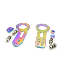 Анодированный универсальный Передний Задний буксировочный крюк Заготовка алюминиевый буксировочный комплект для гонок