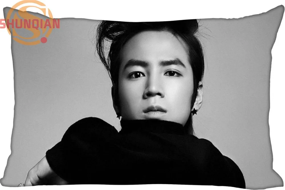 

New Custom Jang Geun Suk Pillowcase Zippered Rectangle Pillow Cover Cases Size 45X35cm,40x60cm,45X75cm,50X75cm(Two sides)