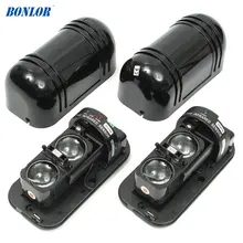 BONLOR Koop Inbraak сигнализация инфракрасный детектор Inbraakalarm Optische двухлучевой периметр Hek Venster наружная ABT-60