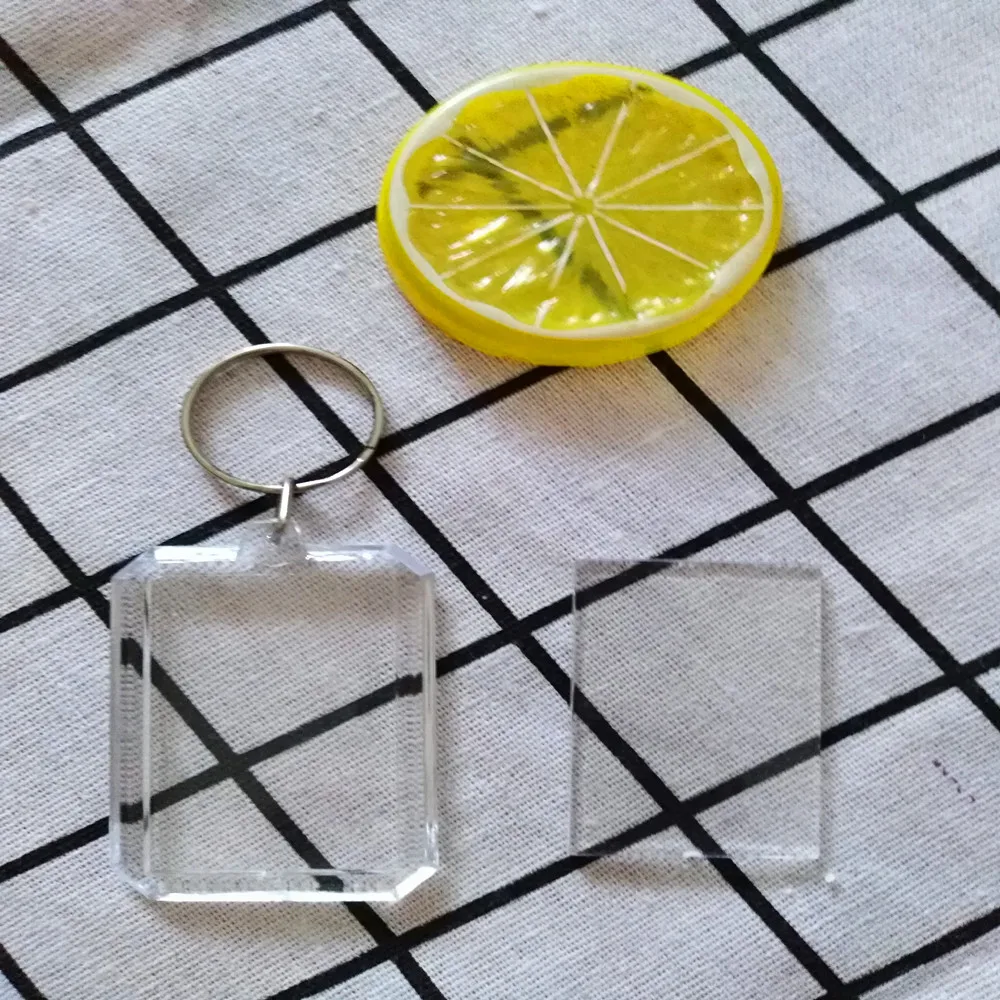 FREE SHIPPING 3000 Pcs Octagon Shaped DIY Acrylic Blank Picture Frame Keychains Transparent Insert Photo | Украшения и аксессуары