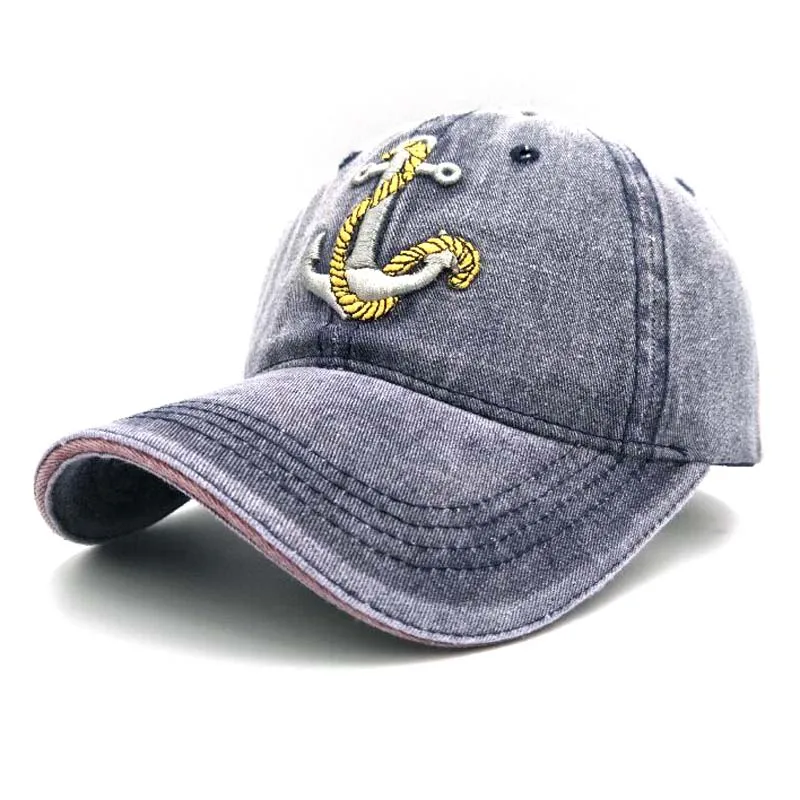 XEONGKVI корейский бренд Snapback якорь пиратского корабля бейсболки Демисезонный
