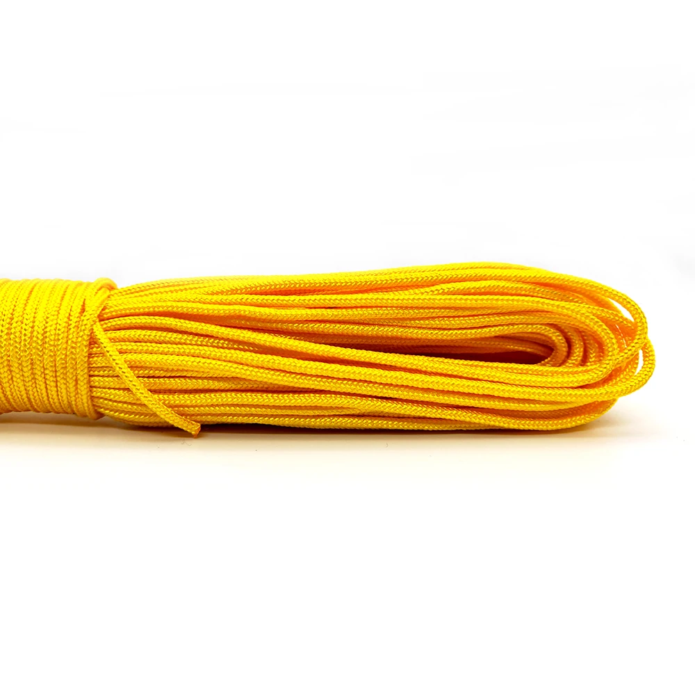 IQiuhike 100 Colors Paracord 2mm 100FT,50FT,25FT One Stand Cores Paracord Rope Paracorde Cord For Jewelry Making Wholesale
