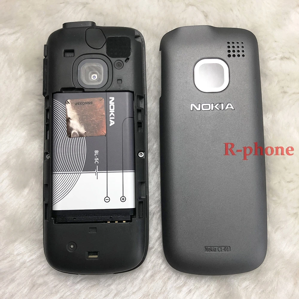 Оригинальный Восстановленный Разблокированный Мобильный телефон Nokia C1 01 2G GSM с