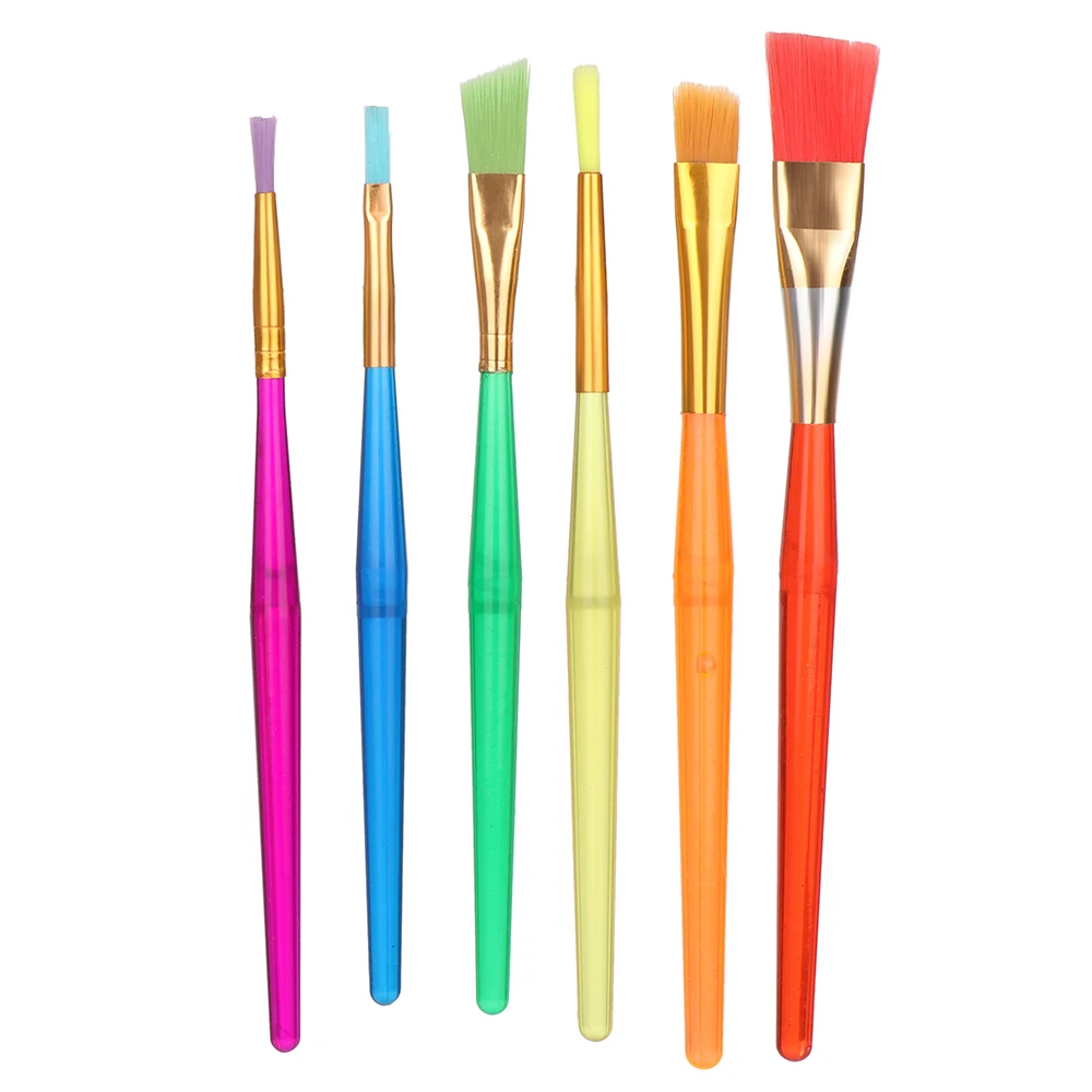Malen DIY 6 Stücke Nylon Künstlerpinsel Kinder kunst Handwerk Kinderpinsel-Set