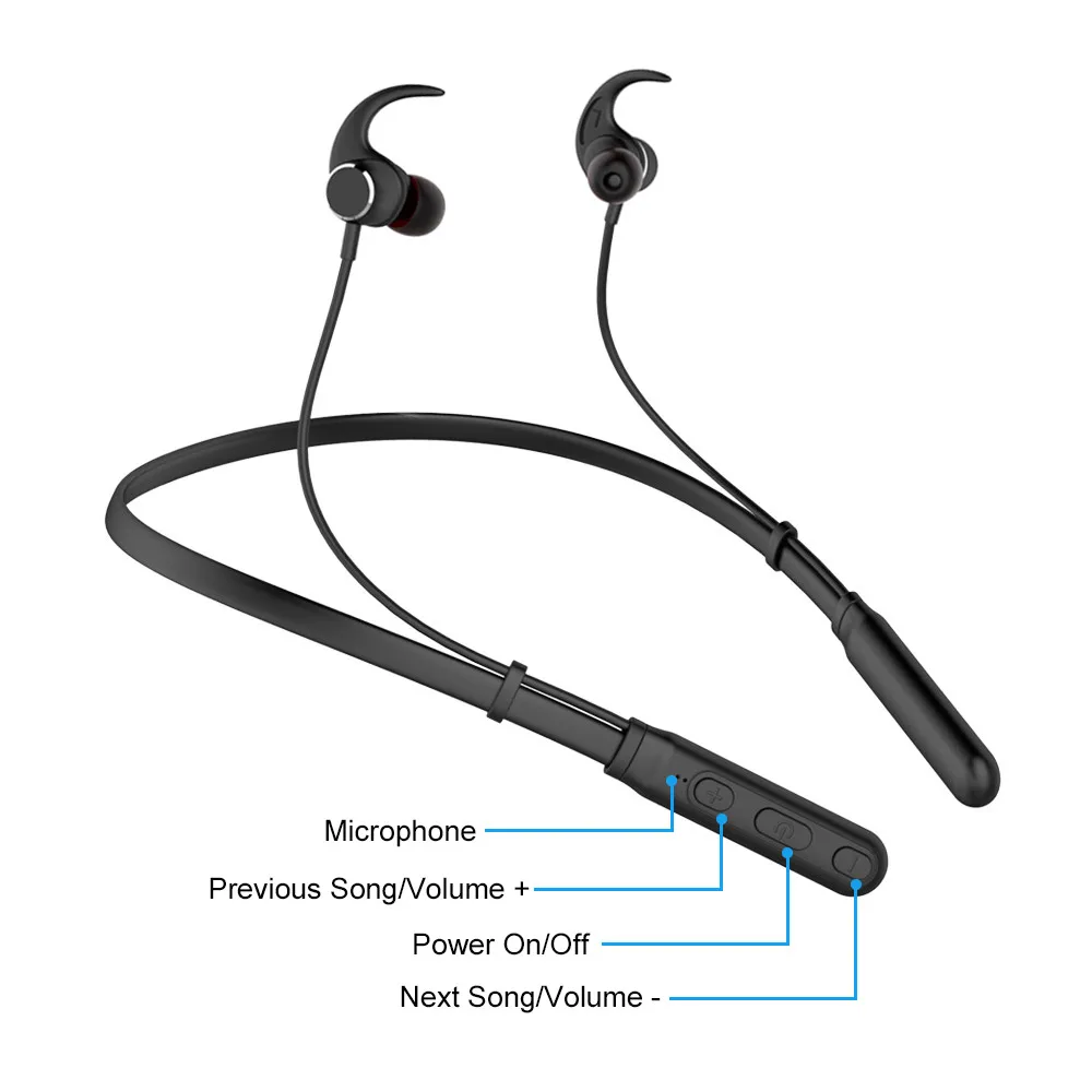 Bluetooth наушники беспроводная гарнитура для телефона компьютера с микрофоном