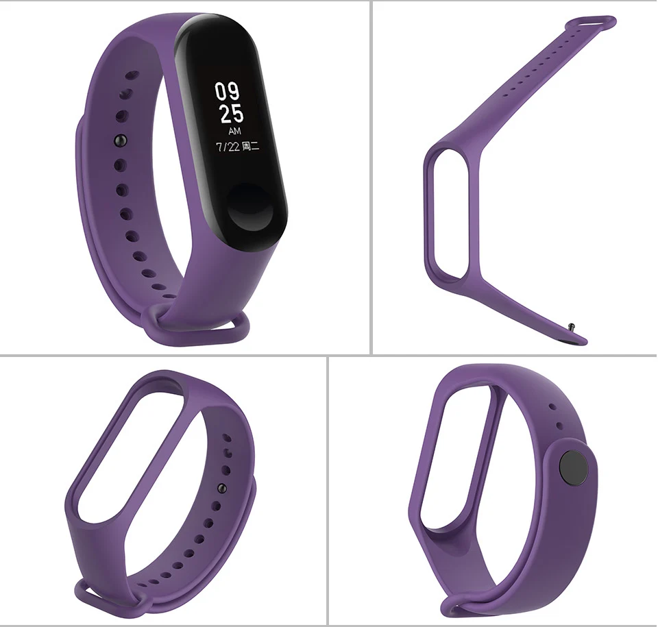 100pcs banda cinta para xiaomi miband 3
