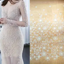 Бисером снежинка ткань роскошное свадебное платье шаль Детская одежда аксессуары для пряжи RS696