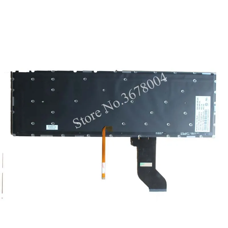 Novo para Lenovo Teclado do Portátil Unido sem Moldura Ideapad Retroiluminado Reino Y700 Y700-15isk Y700-17isk - Imagem 2