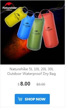 NatureHike 2L 5L 15L 25L уличные водонепроницаемые сумки сверхлегкие походные сухие органайзеры Дрифтинг Каякинг сумки для плавания