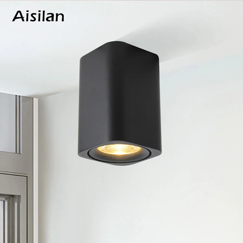 

Nordic Modern style square down light ceiling light surface mounted for living room bedroom corridor kitchen AC85-260V 9W