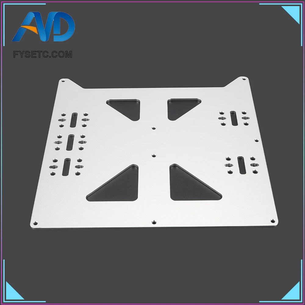 Aluminum Y Carriage Anodized Plate Upgrade V2 Prusa i3 Hot Bed Support For DIY 3D Printer parts | Компьютеры и офис